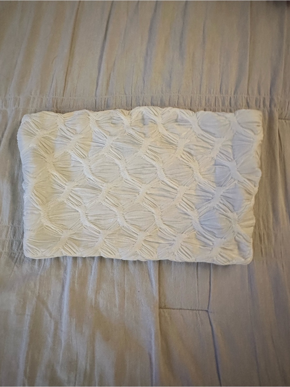 Textured White Zara Top